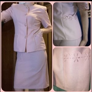 Vintage Tea Party Suit Skirt Set